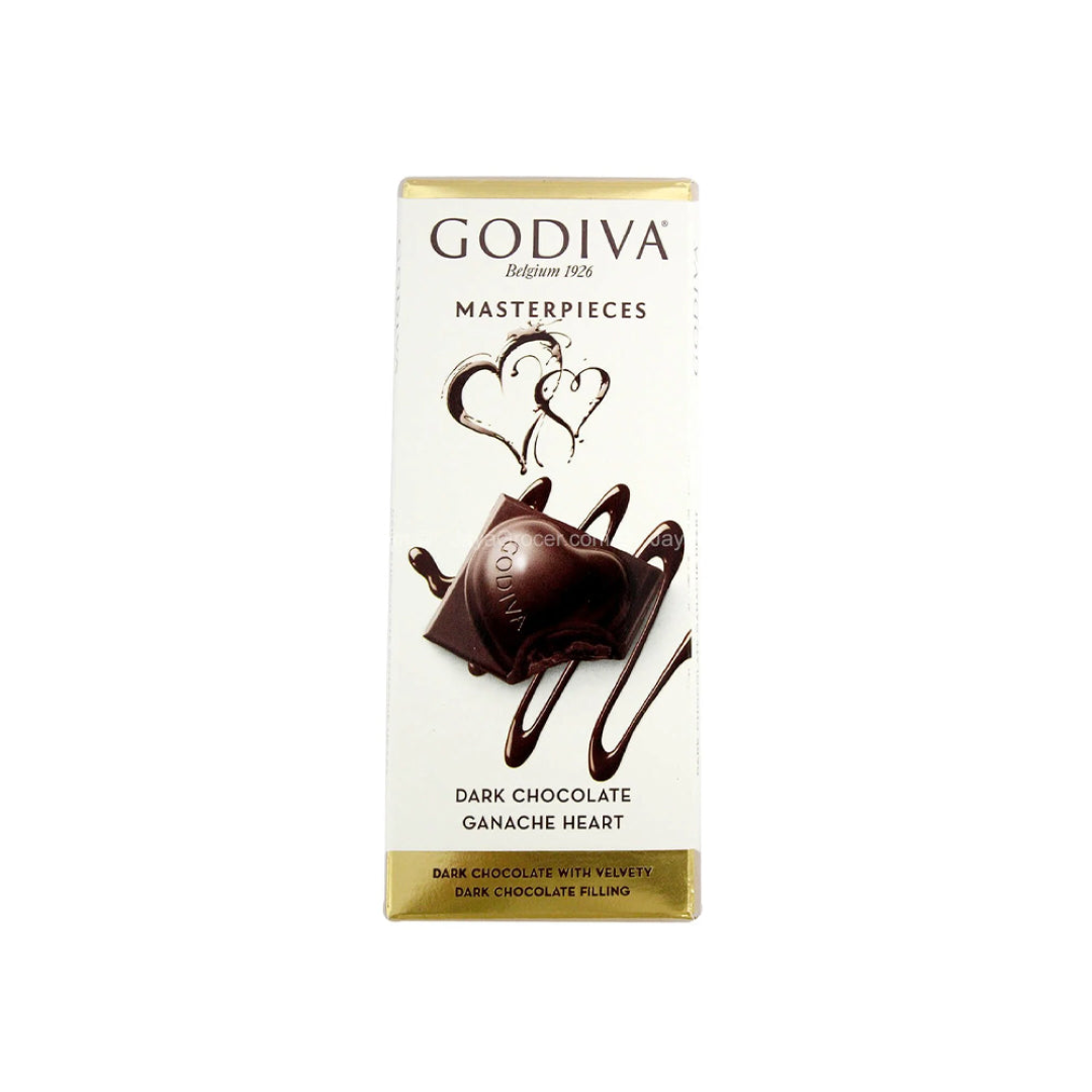 GODIVA DARK GANACHE HEART DARK CHOCOLATE 86G